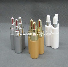 China 6ml Golden Silver White Color Portable Squeezable Essence PE Bottle For Person Care supplier
